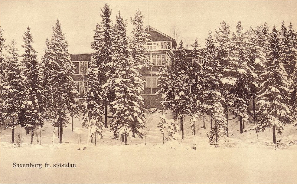 Ludvika, Grangärde, Saxenborg från Sjösidan 1936