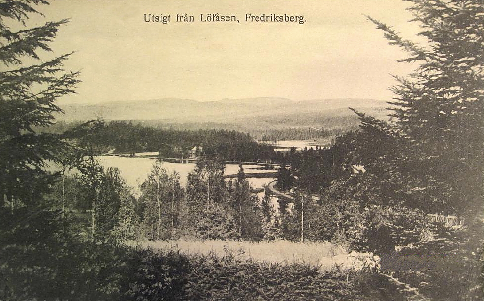 Ludvika, Utsigt från Löfåsen, Fredriksberg