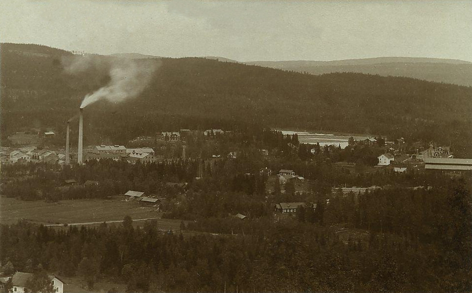 Ludvika, Fabrikerna i Fredriksberg 1916