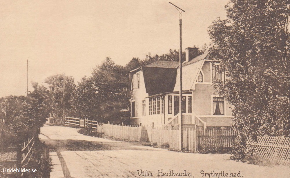 Villa Hedbacka, Grythyttehed