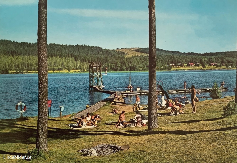 Hällefors. Sikfors Badplats 1967