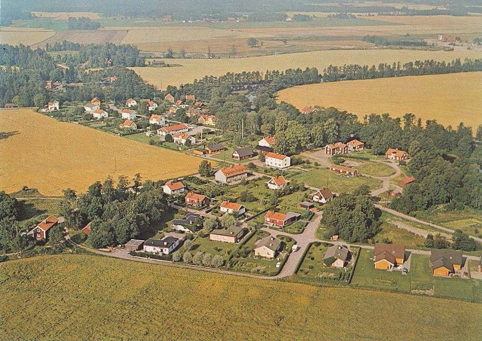 Södertälje, Flygfoto över Mölnbo 1981