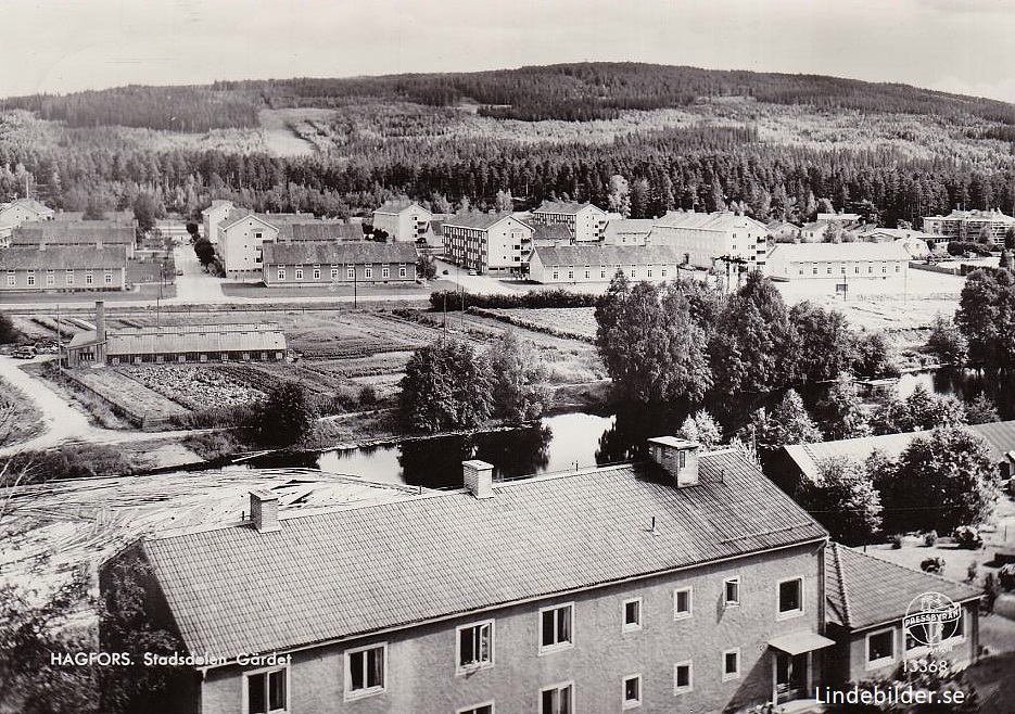 Hagfors, Stadsdelen Gärdet 1950