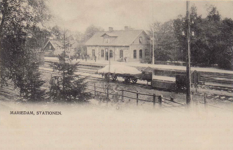 Askersund, Mariedam Stationen 1903