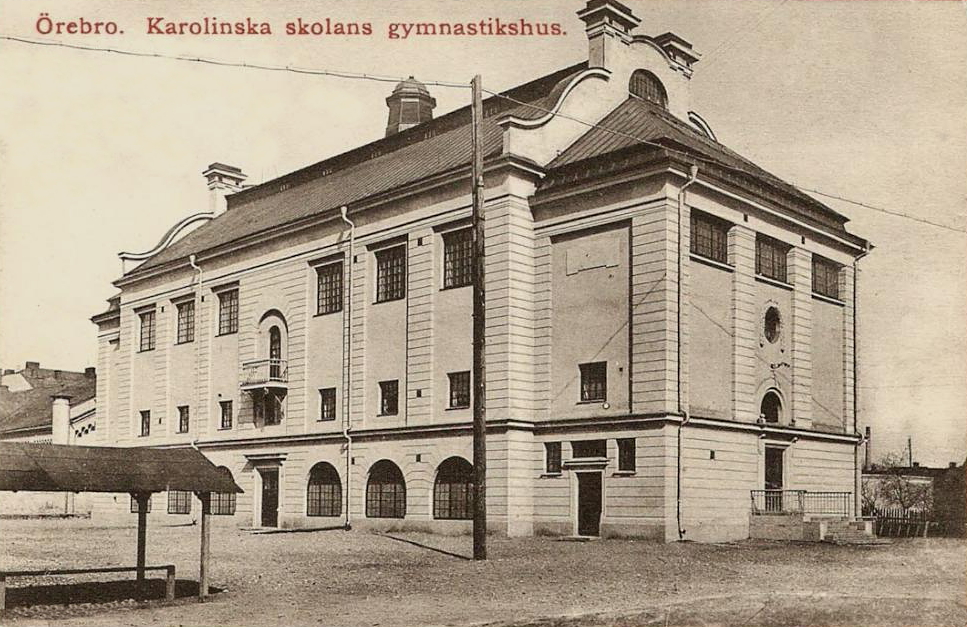 Örebro, Karolinska Skolans Gymnastikhus 1910