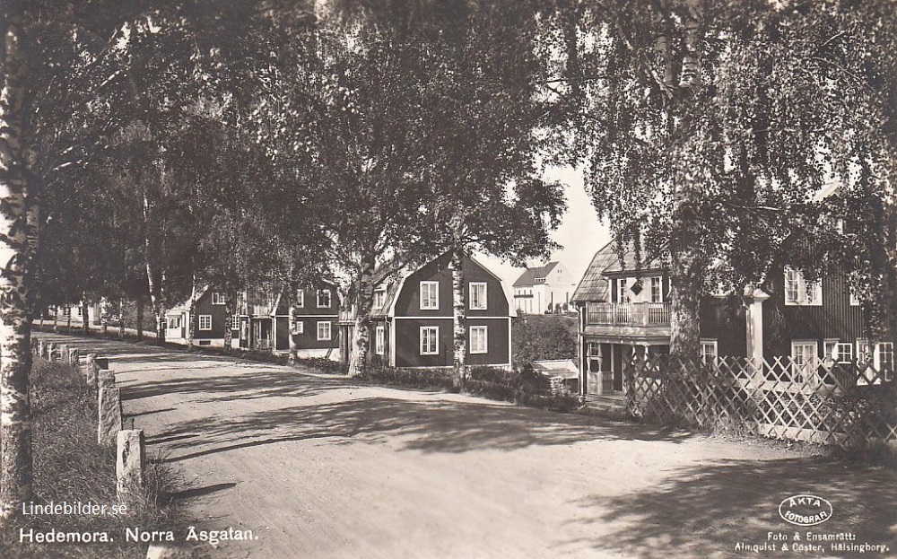 Hedemora. Norra Åsgatan 1936