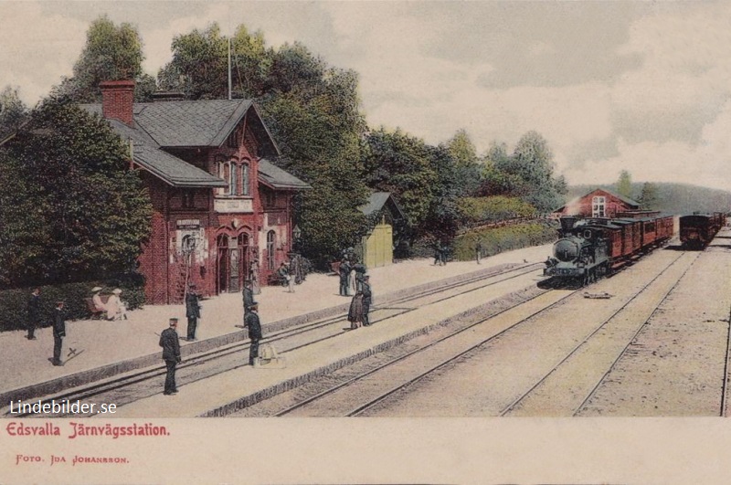 Karlstad, Edsvalla Järnvägsstationen 1910