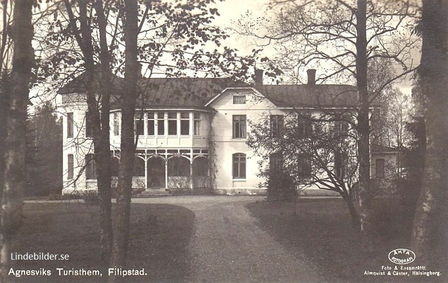 Agnesviks Turisthem, Filipstad 1940