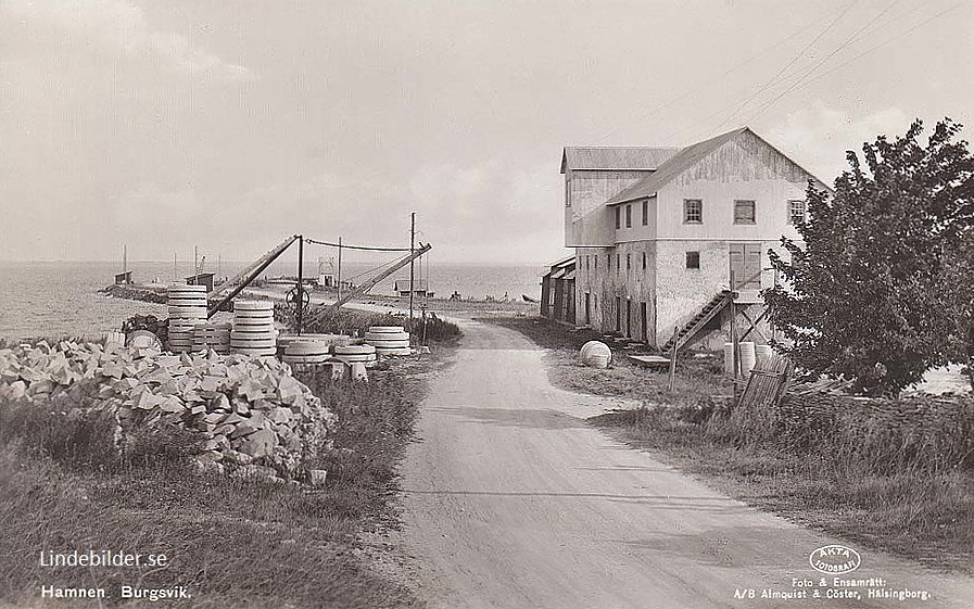 Gotland, Hamnen Burgsvik 1938