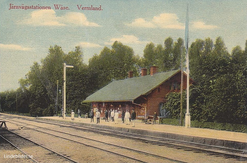 Järnvägsstationen Wäse, Vermland