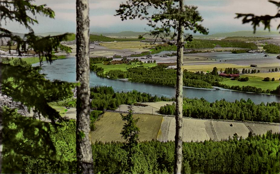 Hedemora, Utsikt från Sjulsbo Klint över Dalälven