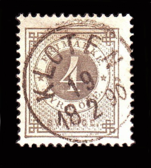 Klotens Frimärke 19/2 1890