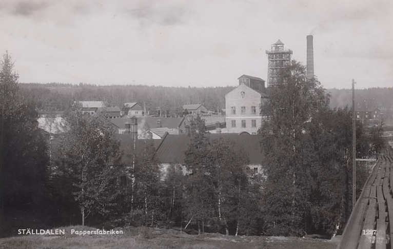 Kopparberg, Ställdalen Pappersfabriken 1947