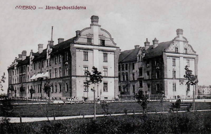 Örebro, Järnvägsbostäderna 1911