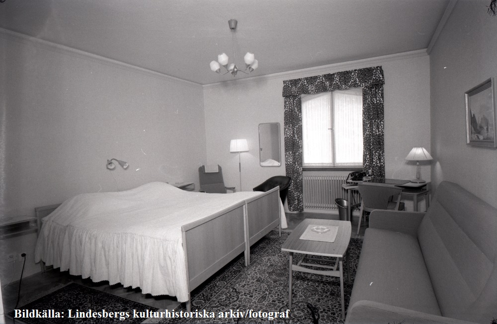 Lindesberg, Stadshotellet, Interiör 1962