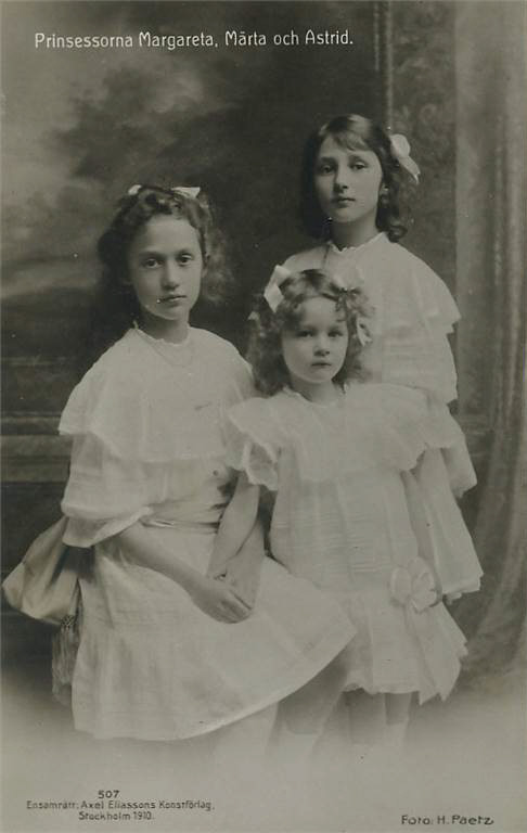 Margaretha, Astrid och Märtha