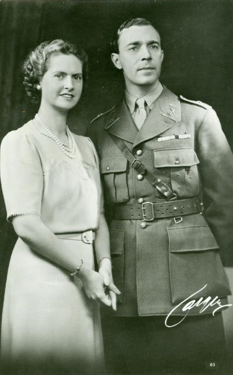 Sibylla och Gustav Adolf 1945