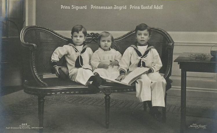 Sigvard, Ingrid och Gustaf Adolf
