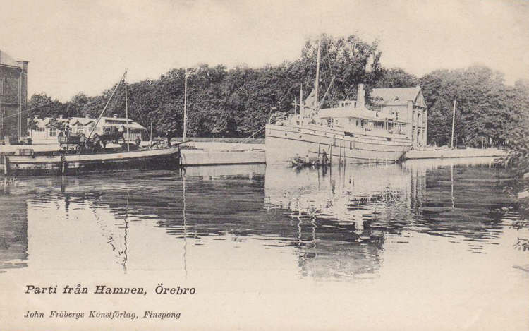 Örebro, Parti från Hamnen 1903
