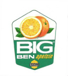 Kopparberg Bryggeri Banco Big Ben Apelsin