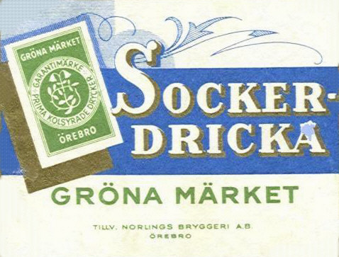 Örebro Norlings Bryggeri Sockerdricka