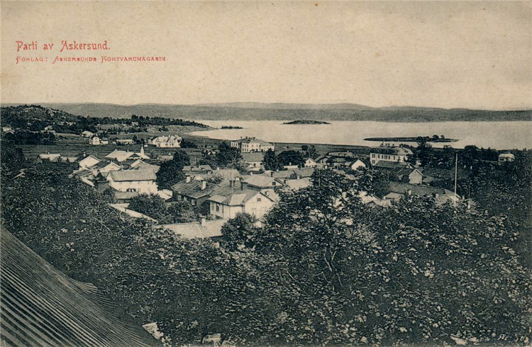 Parti av Askersund 1910
