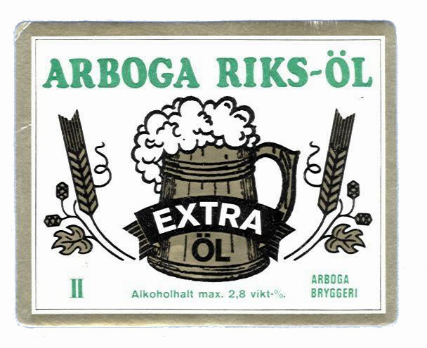 Arboga Bryggeri Riks Öl Klass II extraÖl