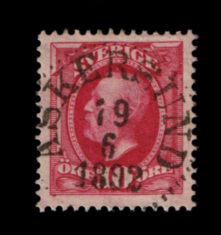 Askersund Frimärke 19/6 1892