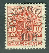 Vintrosa Frimärke 5/9 1911