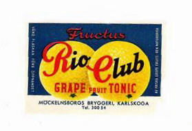 Karlskoga Bryggeri, Mockelborgs RioClub Grape fruit tonic