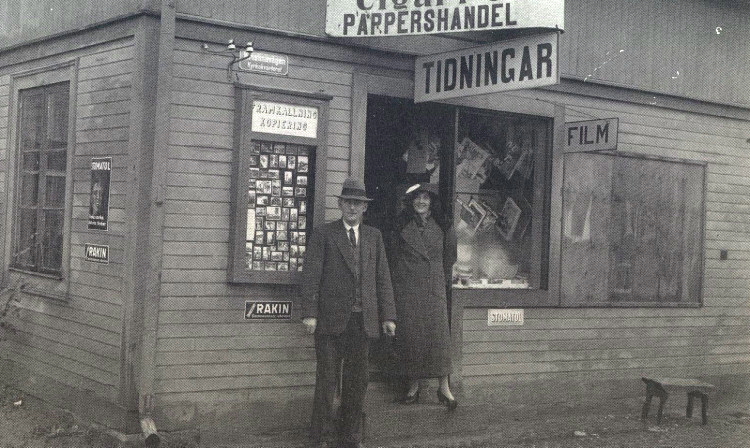 E Ställbergs Cigarr o Pappershandel 1925