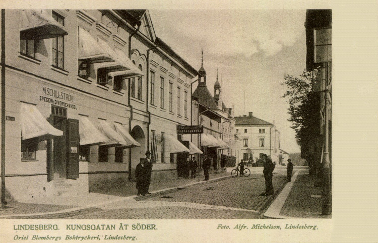 Lindesberg, Kungsgatan åt söder 1902