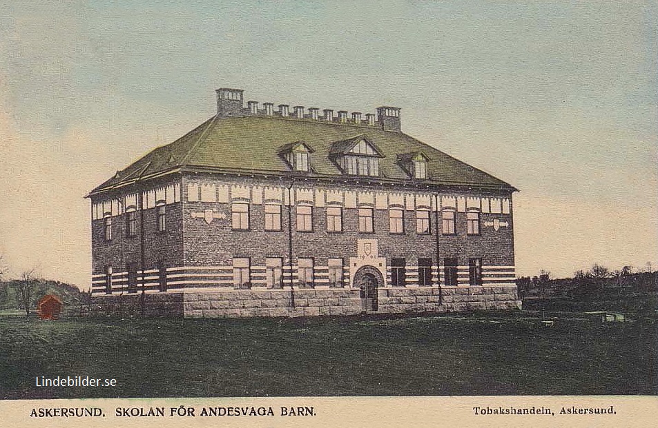 Askersund, Skolan för Andesvaga Barn 1905