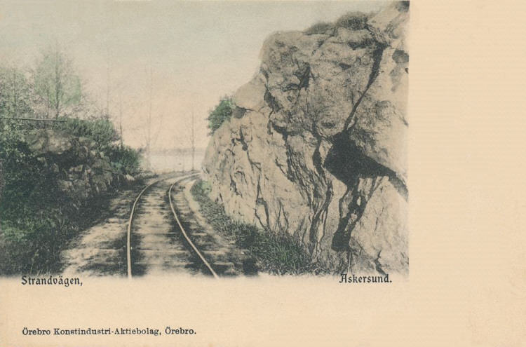 Askersund Strandvägen 1906