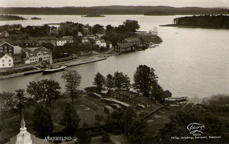 Askersund Hamnen 1931