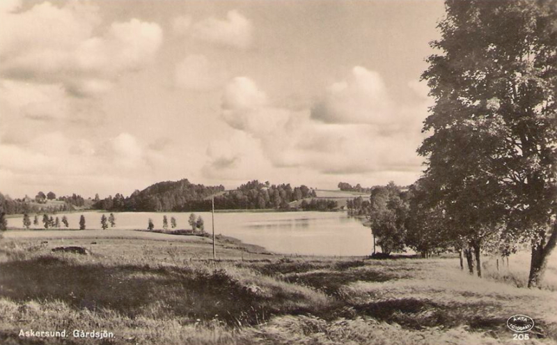 Askersund Gårdssjön 1940