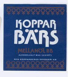 Kopparbergs Bryggeri, KopparBärs Klass II B