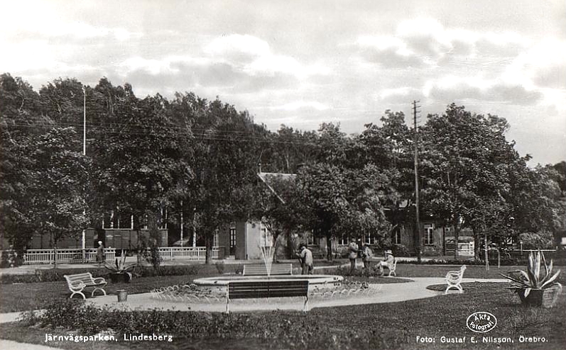 Lindesberg, Järnvägsparken 1935