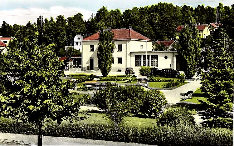 Järnvägsparken i Lindesberg 1940