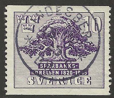 Lindesberg Frimärke 13/12 1945