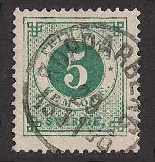 Kopparberg Frimärke 29/11 1886