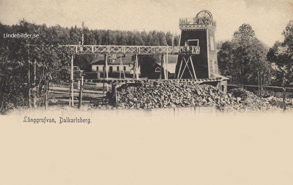 Nora, Långgrufvan Dalkarlsberg 1911