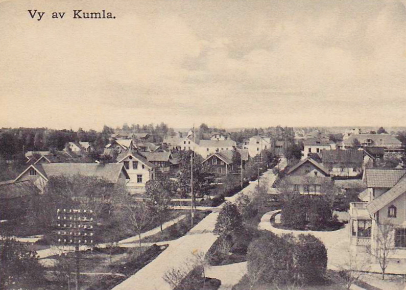 Vy av Kumla 1911
