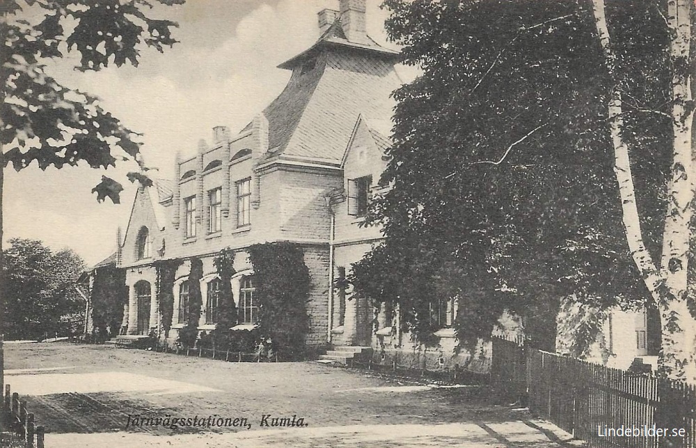 Kumla Järnvägsstationen 1917