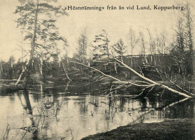 Kopparberg, Höststämning från ån vid Lund