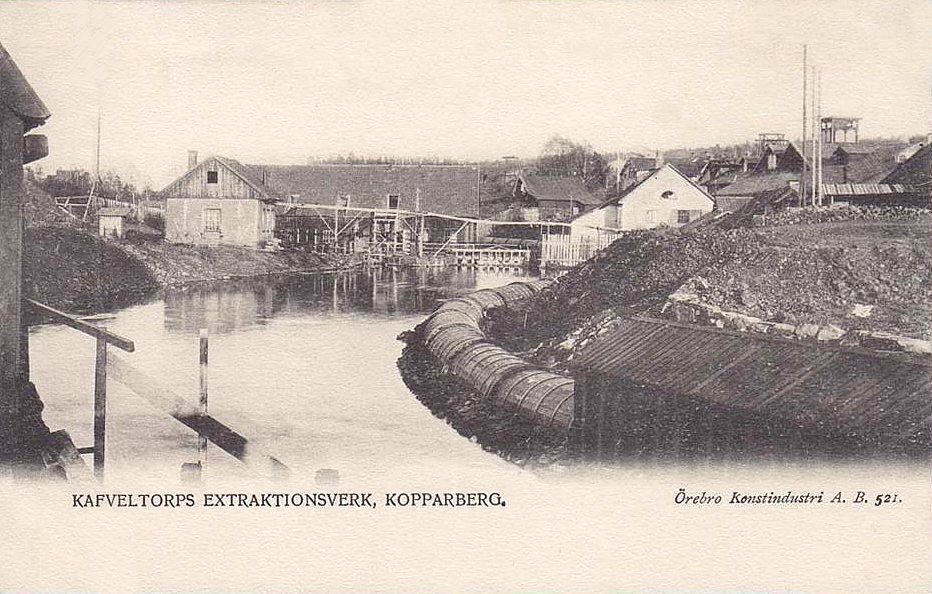 Kopparberg, Kafvelstorp Extrationsverk 1905