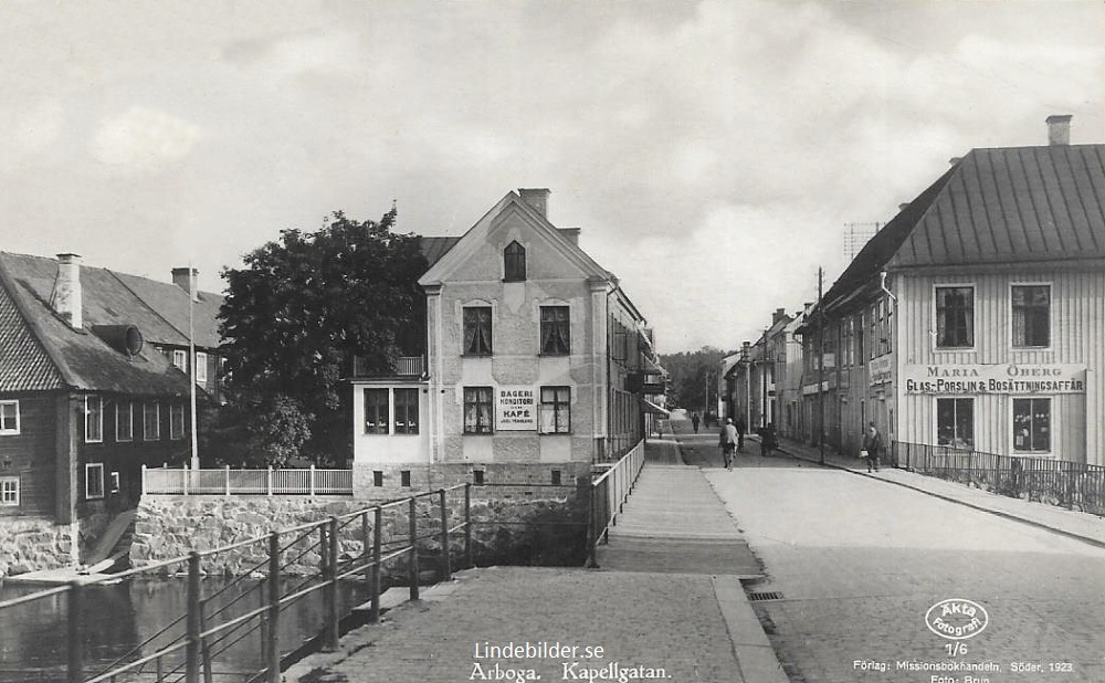 Arboga Kapellgatan 1923