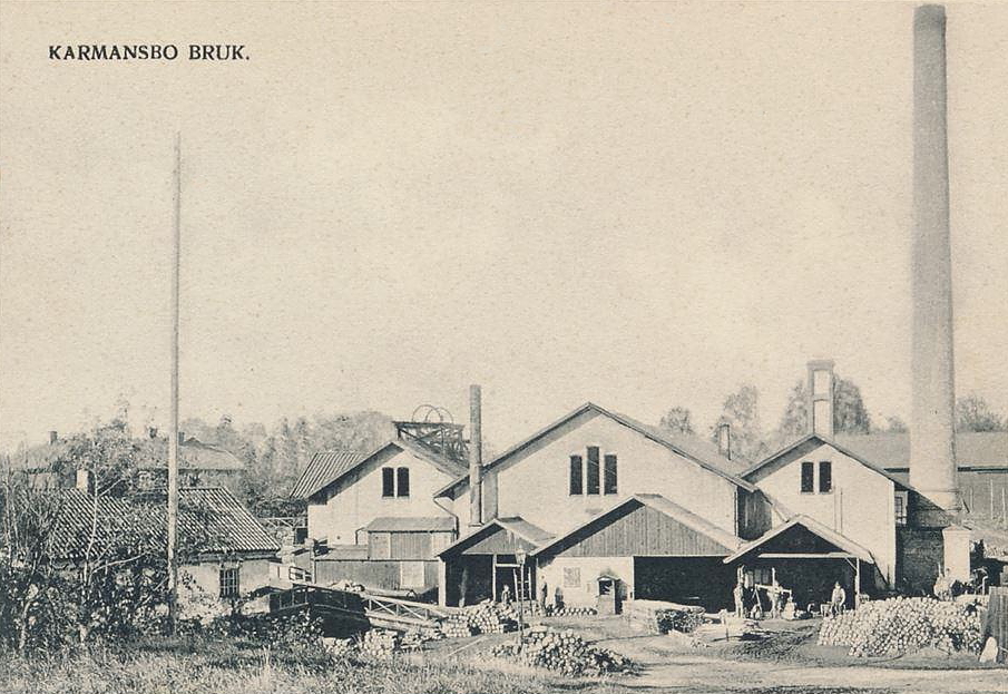 Skinnskatteberg, Karmansbo Bruk 1905