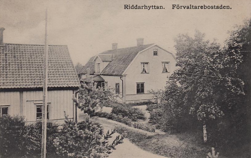 Skinnskatteberg, Riddarhyttan Förvaltarebostaden 1908