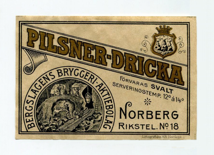 Norberg Bergslagens Bryggeri AB, Pilsner Dricka